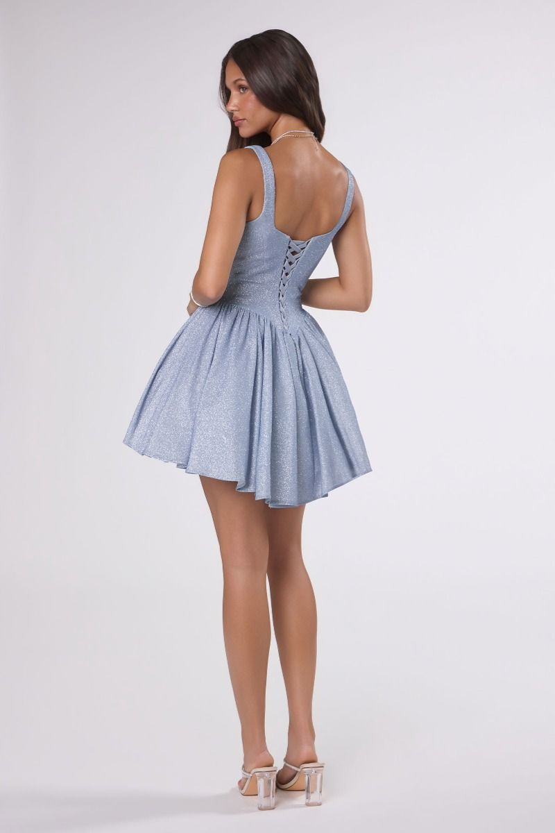 Martine Mini Dress - Shimmering Fit & Flare Cocktail Dress