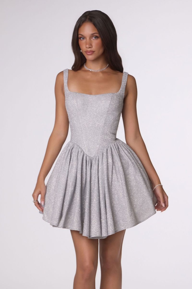 Martine Mini Dress - Shimmering Fit & Flare Cocktail Dress