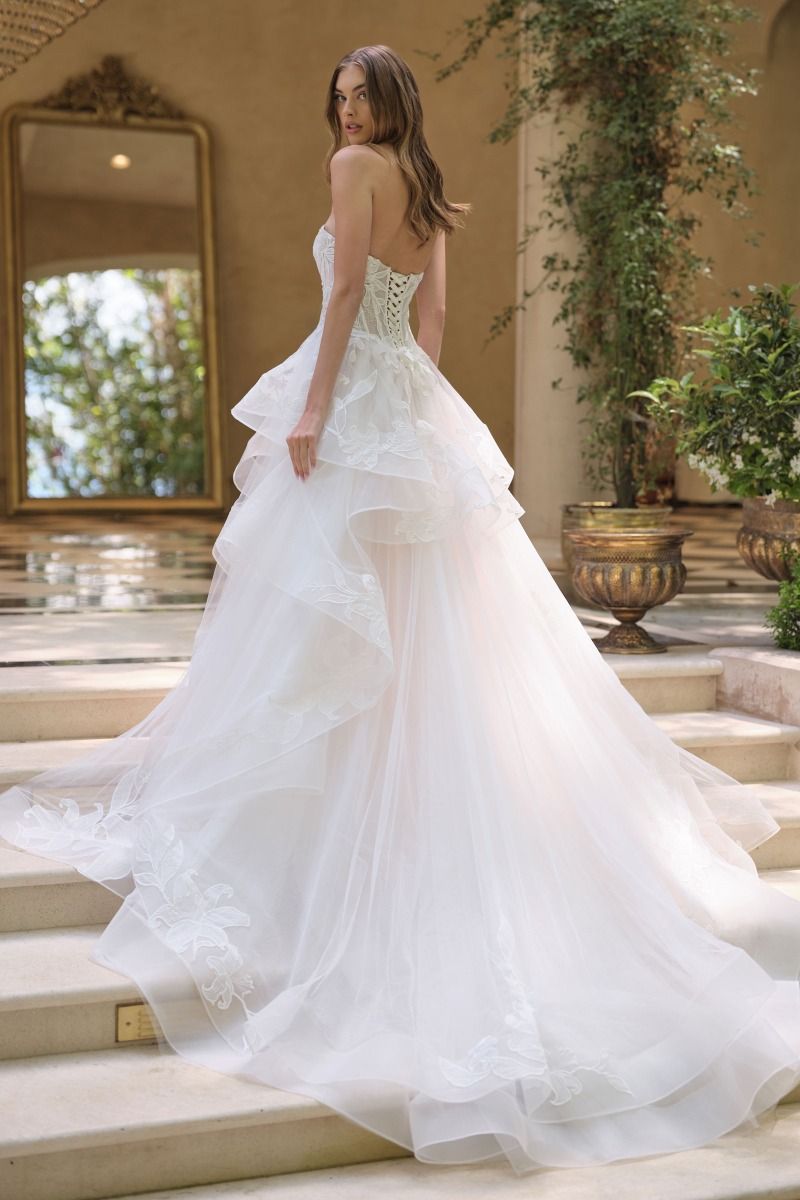 WL059 - Star Lily Floral Ball Gown - Andrea & Leo