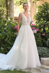 WL064 - Blooming Gardenia Ball Gown - Andrea & Leo