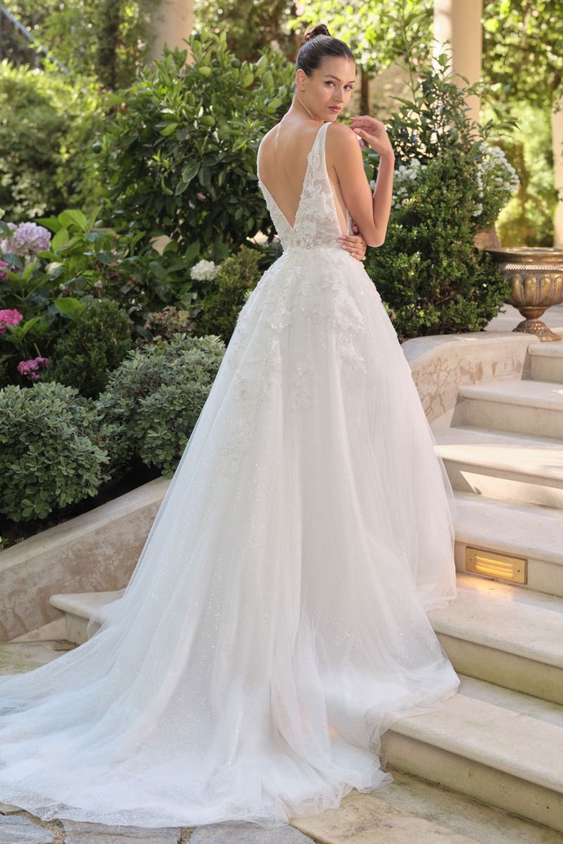 WL064 - Blooming Gardenia Ball Gown - Andrea & Leo