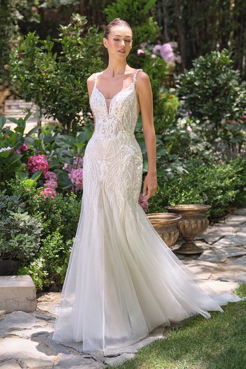 WL066 - Lamia Beaded Mermaid Gown - Andrea & Leo