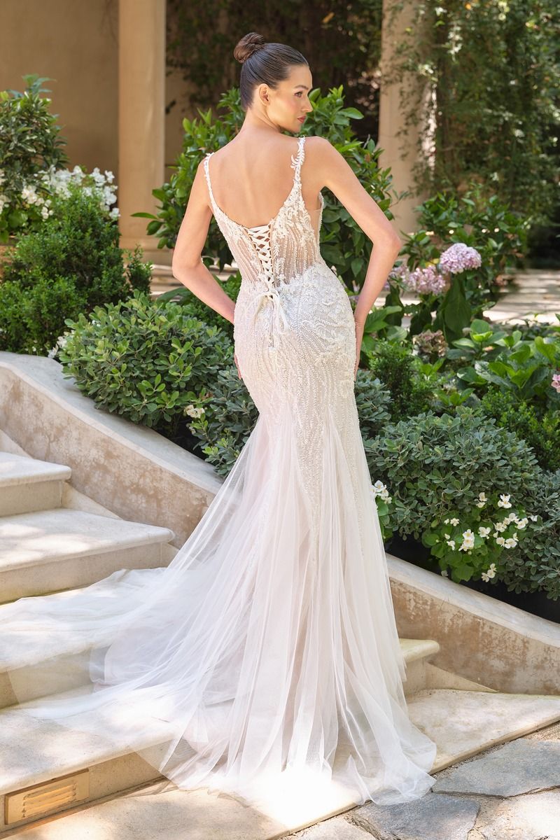 WL066 - Lamia Beaded Mermaid Gown - Andrea & Leo