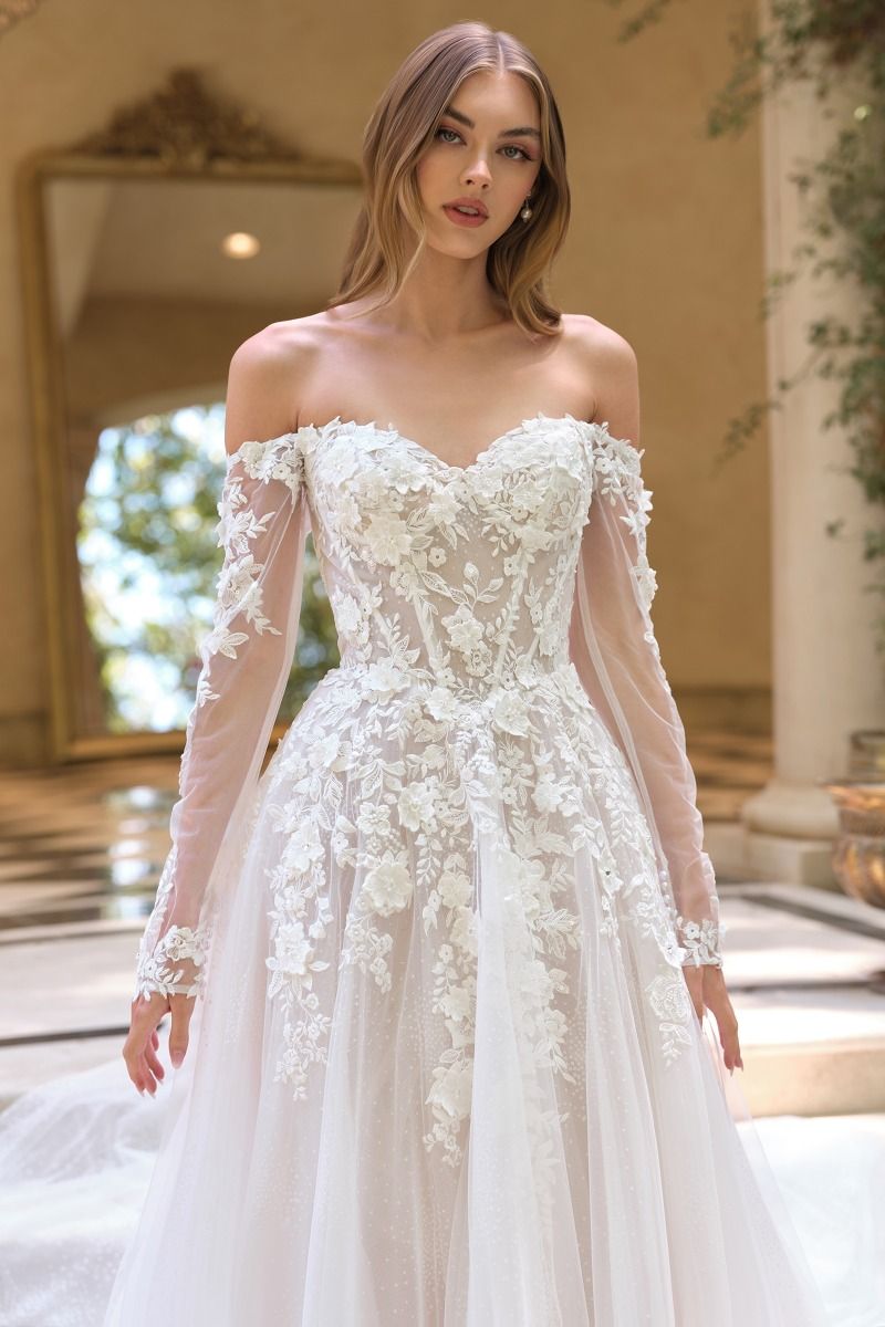 WL067 - Floral Victoria Ball Gown - Andrea & Leo