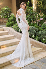 WL071 - Athena Lace Mermaid Gown With Bolero - Andrea & Leo